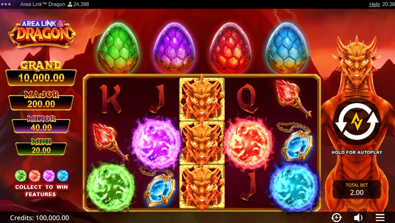 Area Link Dragon artwork